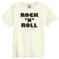 Blanc - Front - Amplified - T-shirt ROCK N ROLL - Adulte