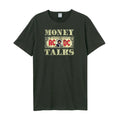 Anthracite - Front - Amplified - T-shirt MONEY TALKS - Adulte