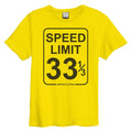 Jaune vif - Front - Amplified - T-shirt SPEED LIMIT - Adulte