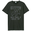 Anthracite - Front - Amplified - T-shirt USA TOUR - Adulte