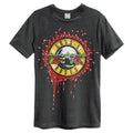 Anthracite - Rouge - Front - Amplified - T-shirt BLOODY BULLET - Adulte