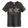 Anthracite - Front - Amplified - T-shirt ROCK OR BUST - Adulte