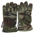 Camouflage vert - Front - Gants thermiques Thinsulate (3M 40g) à motif camouflage - Garçon