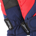 Bleu marine-Rouge - Back - FLOSO - Gants de ski thermiques à paumes antidérapantes - Enfant unisexe
