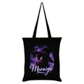 Noir - Violet - Front - Grindstore - Tote bag MEOWGIC