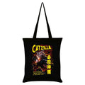 Noir - Front - Horror Cats - Tote bag CATZILLA
