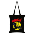 Noir - Front - Grindstore - Tote bag WINGING IT HORROR