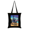 Noir - Front - Horror Cats - Tote bag PLANET OF THE CATS