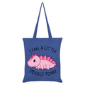 Bleu - Front - Grindstore - Tote bag FEEL A LITTLE PRICKLY TODAY