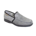 Gris - Front - Goodyear - Chaussons EDEN - Homme