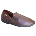 Marron - Front - Goodyear - Chaussons - Homme