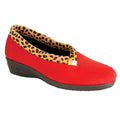 Rouge - Front - Lunar - Chaussons PALOMA - Femme