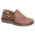 Marron - Front - Goodyear - Chaussons MANOR - Homme