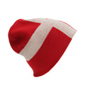 Rouge - Front - Bonnet style drapeau du Danemark - Adulte mixte