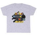 Gris chiné - Front - Pokemon - T-shirt POKEMON BATTLE - Enfant