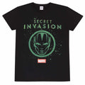 Noir - Vert - Front - Secret Invasion - T-shirt - Adulte