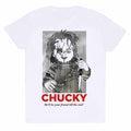 Blanc - Front - Childs Play - T-shirt FRIENDS TILL THE END - Adulte