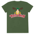 Vert sombre - Front - National Lampoon's Christmas Vacation - T-shirt WALLEY WORLD - Adulte