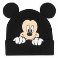 Noir - Front - Mickey Mouse & Friends - Bonnet PEEPING