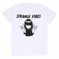 Blanc - Front - Emily The Strange - T-shirt STRANGE VIBES - Adulte