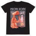 Noir - Front - E.T - T-shirt PHONE HOME - Adulte