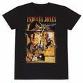 Noir - Front - Indiana Jones - T-shirt HOMAGE - Adulte