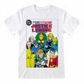 Blanc - Front - Justice League - T-shirt - Adulte