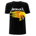 Noir - Front - Metallica - T-shirt FLAMING SKULL TOUR '94 - Adulte