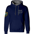 Bleu marine - Front - Friday The 13th - Sweat à capuche CRYSTAL LAKE POLICE - Adulte
