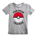 Gris chiné - Side - Pokemon - T-shirt - Enfant