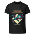 Noir - Front - Minecraft - T-shirt - Enfant