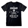 Noir - Front - Goonies - T-shirt NEVER SAY DIE - Adulte