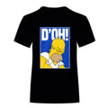 Noir - Front - Simpsons - T-shirt D'OH - Adulte