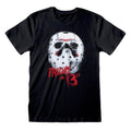 Noir - Front - Friday The 13th - T-shirt WHITE MASK - Adulte