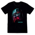 Noir - Turquoise vif - Rouge - Front - Star Wars: The Mandalorian - T-shirt - Adulte