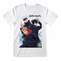 Blanc - Front - Jujutsu Kaisen - T-shirt TRIO - Adulte