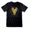 Noir - Jaune doré - Front - House Of The Dragon - T-shirt - Adulte