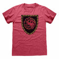Rouge - Noir - Front - House Of The Dragon - T-shirt - Adulte