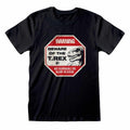 Noir - Rouge - Blanc - Front - Jurassic World: Dominion - T-shirt BEWARE OF T-REX - Adulte