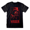 Noir - Rouge - Front - Star Wars: Obi-Wan Kenobi - T-shirt - Adulte
