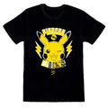 Noir - Jaune - Front - Pokemon - T-shirt PIKACHU ROCKS - Enfant