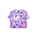 Rose - violet - Front - Hype - T-shirt court GRAFFITI - Fille
