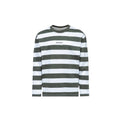 Gris - Front - Hype - T-shirt STRIPED PRINT - Adulte