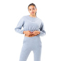 Gris - Front - Hype - Sweat court - Fille