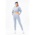 Gris - Back - Hype - Sweat court - Fille