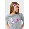 Gris - Rose - Lifestyle - Hype - T-shirt court PRINCESS - Fille