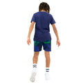 Bleu marine - Blanc - Vert - Back - Hype - Ensemble t-shirt et short REEF SPRAY - Garçon