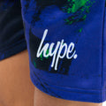 Bleu marine - Blanc - Vert - Pack Shot - Hype - Ensemble t-shirt et short REEF SPRAY - Garçon