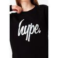 Noir - Side - Hype - Sweat HOLOGRAPHIC - Fille
