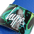 Bleu foncé - Pack Shot - Hype - Claquettes MINI SCRIPT - Enfant